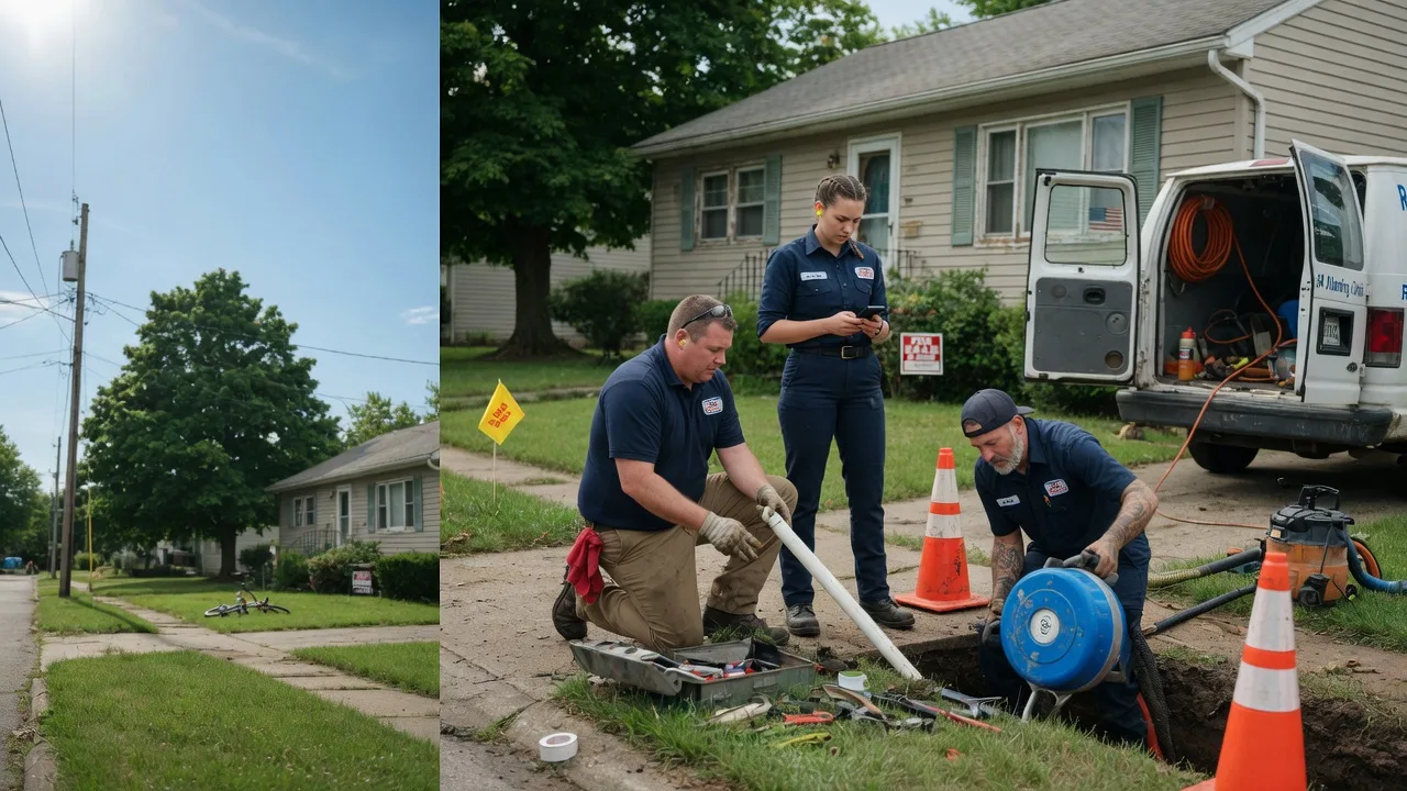 Sewer Line Repair in West Salem, IL near me